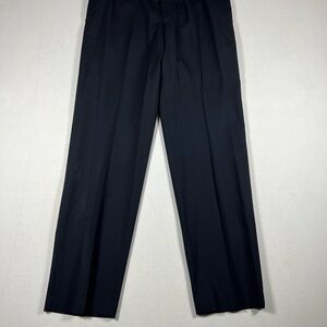 Lauren Ralph Lauren Total Comfort Black Slacks 100% Wool Men Size W33x32L
